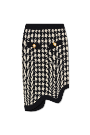 Houndstooth skirt od Moschino